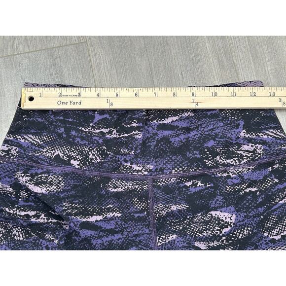 Lululemon Womens Sz 10 Align Pant II 25" Rip Wave Purple Thunder Black Legging - Picture 6 of 10